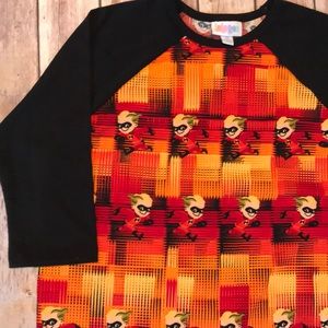NWT lularoe disney incredibles dash Sloan t 12